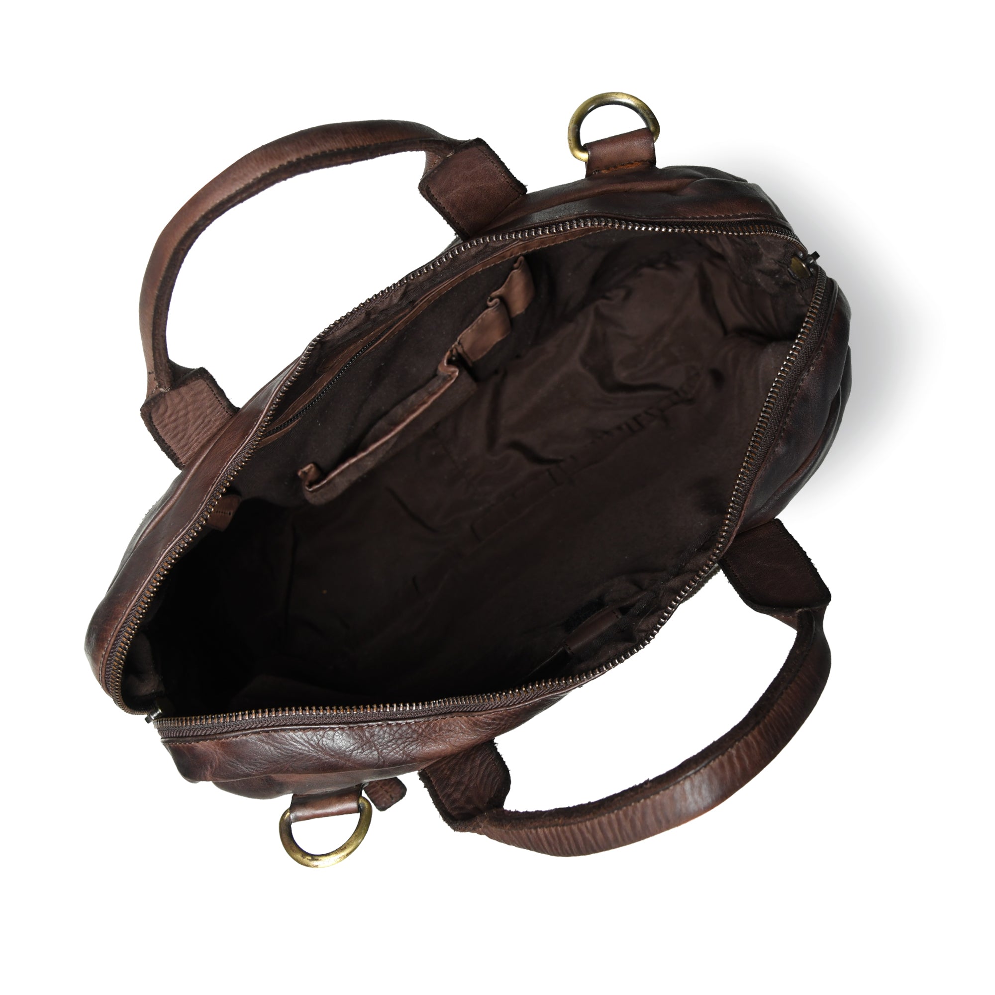 Voyager Vintage Leather Laptop Bag - Tan Colour